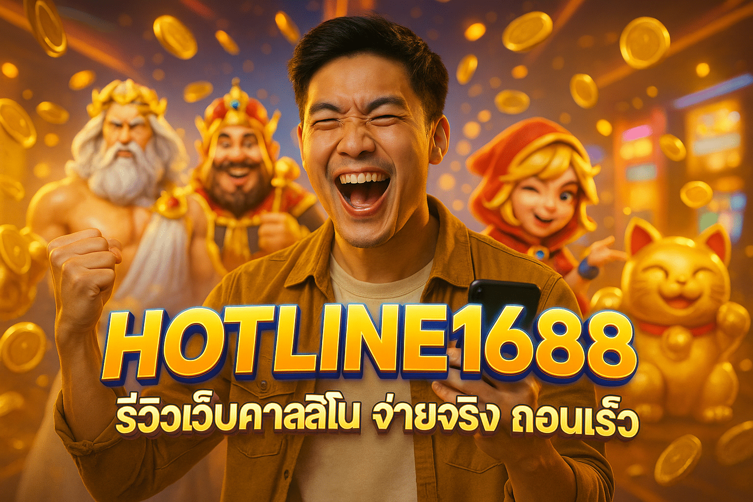 HOTLINE1688 รีวิวเว็บคาสิโน จ่ายจริง ถอนเร็ว