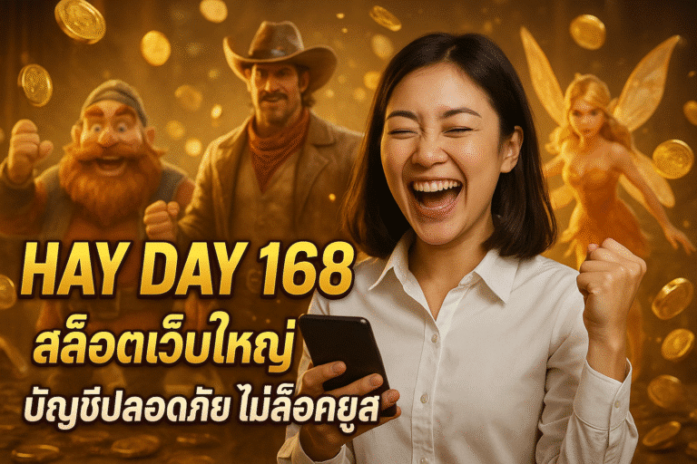 HAY DAY 168 สล็อตเว็บใหญ่ บัญชีปลอดภัย ไม่ล็อคยูส