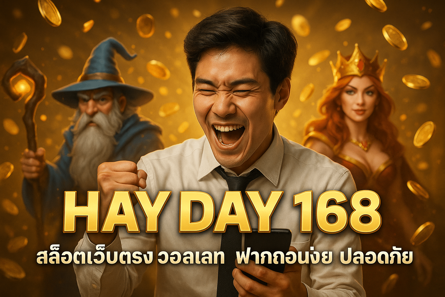 HAY DAY 168 สล็อตเว็บตรง วอลเลท ฝากถอนง่าย ปลอดภัย
