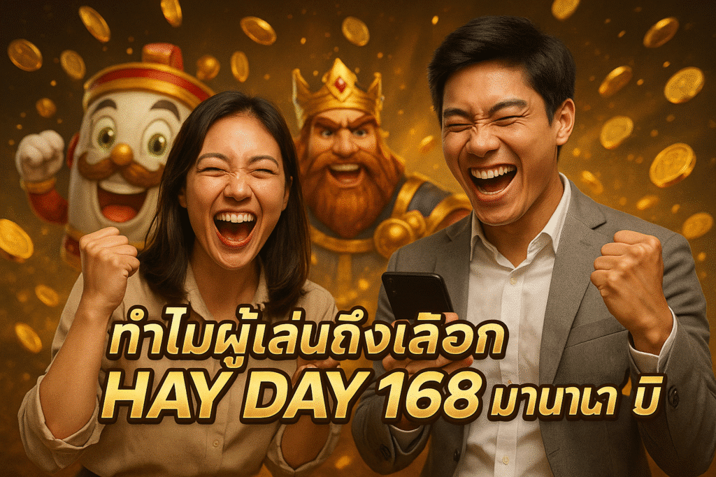 ทำไมผู้เล่นถึงเลือก HAY DAY 168 มานานกว่า 5 ปี