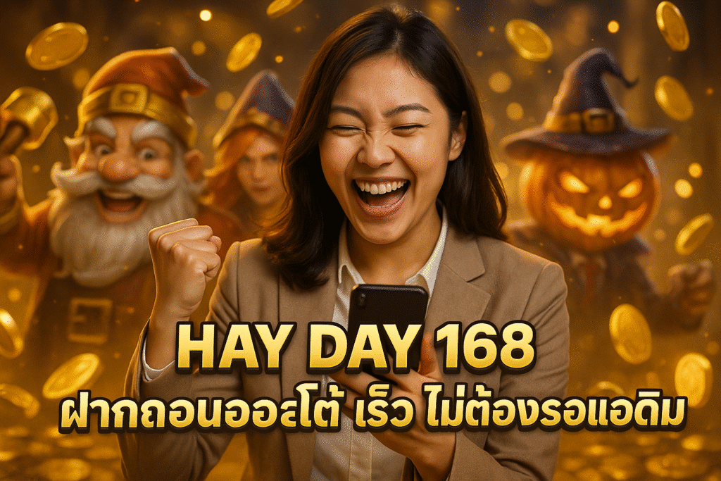 HAY DAY 168 ฝากถอนออโต้ เร็ว ไม่ต้องรอแอดมิน