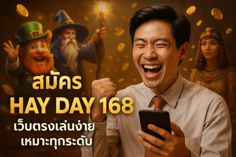 สมัคร HAY DAY 168 เว็บตรงเล่นง่าย เหมาะทุกระดับ